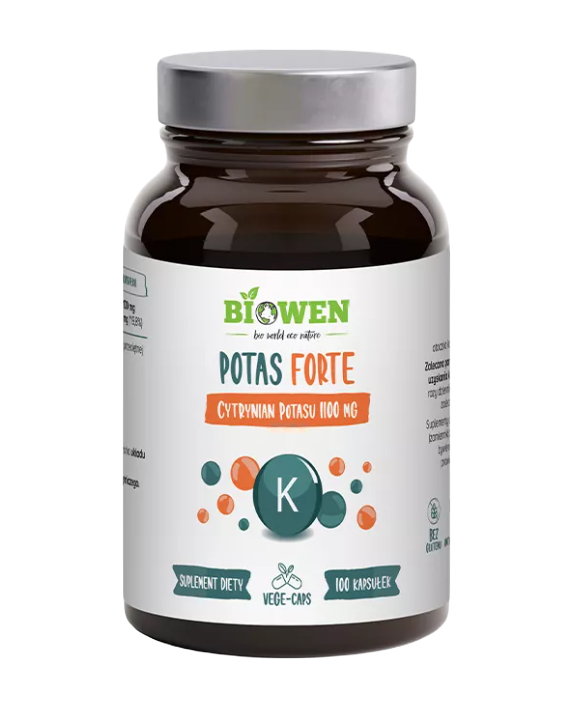 POTAS FORTE (396 mg) BEZGLUTENOWY 100 KAPSUŁEK - BIOWEN