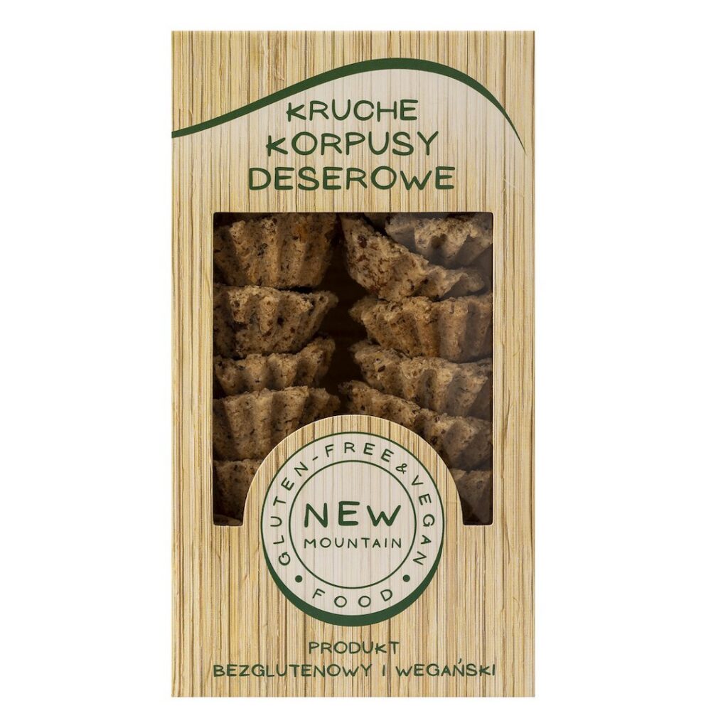 KORPUSY DESEROWE KRUCHE BEZGLUTENOWE 200 g - NEW MOUNTAIN