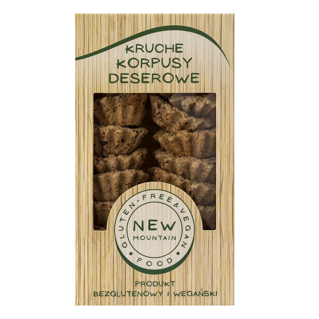KORPUSY DESEROWE KRUCHE BEZGLUTENOWE 200 g - NEW MOUNTAIN