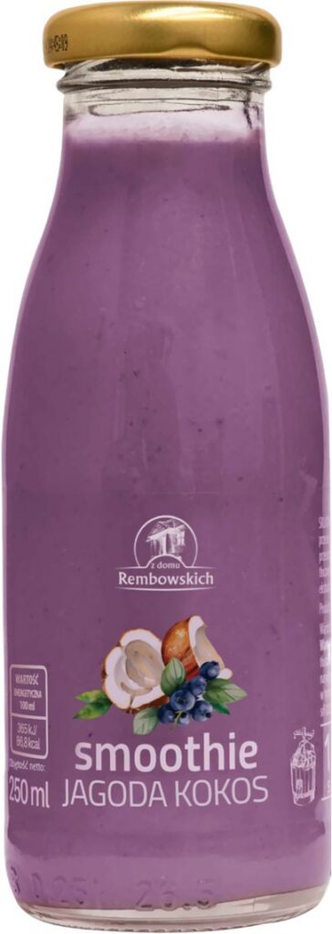 SMOOTHIE JAGODA - KOKOS 250 ml - REMBOWSCY