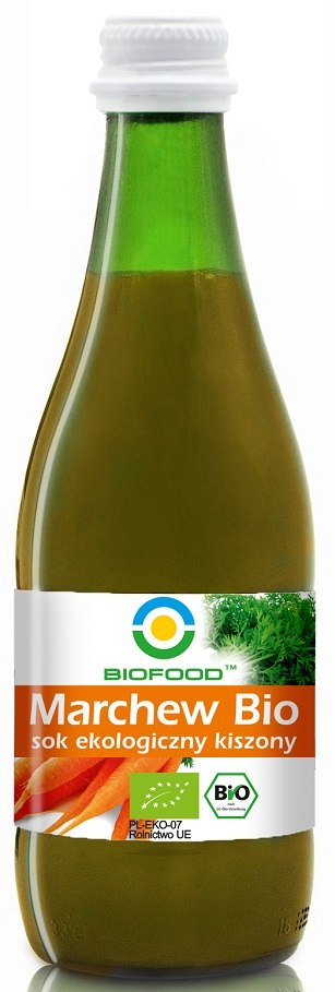 SOK Z MARCHWI KISZONEJ NFC BEZGLUTENOWY BIO 300 ml - BIOFOOD