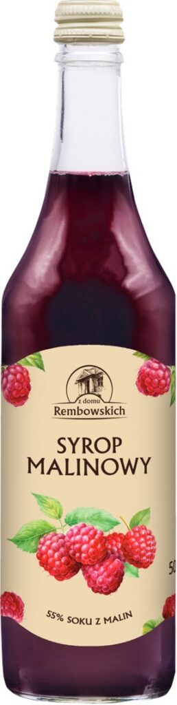 SYROP MALINOWY 500 ml - REMBOWSCY
