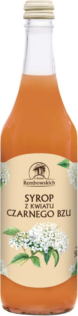 SYROP Z KWIATÓW CZARNEGO BZU 500 ml - REMBOWSCY