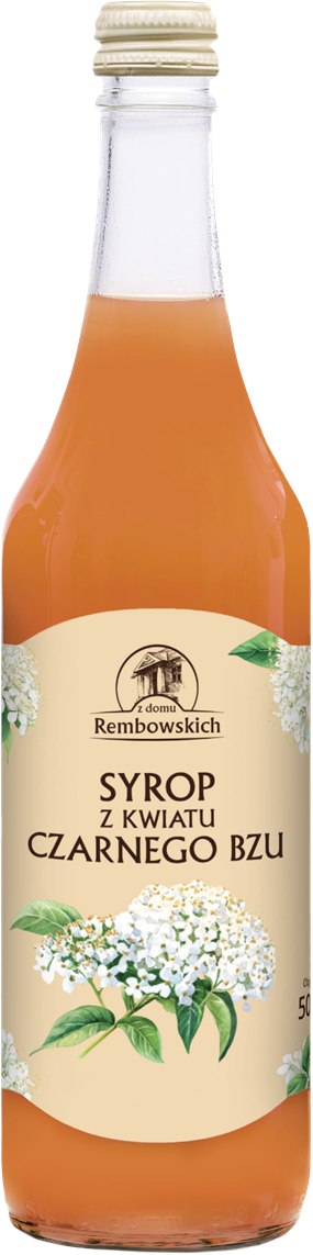 SYROP Z KWIATÓW CZARNEGO BZU 500 ml - REMBOWSCY