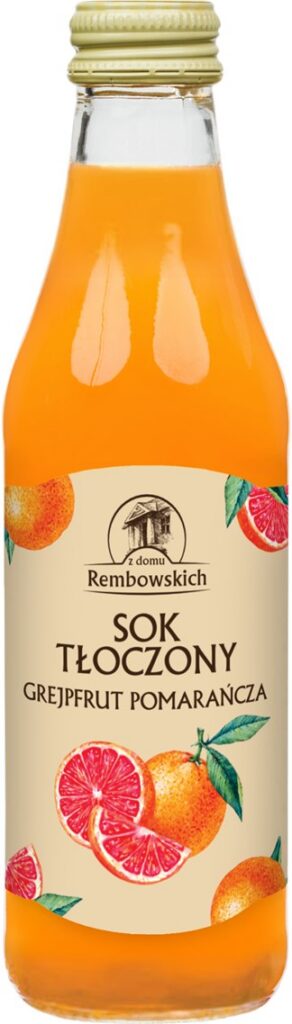 SOK GREJPFRUT - POMARAŃCZA NFC 250 ml - REMBOWSCY