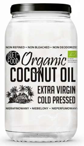 OLEJ KOKOSOWY VIRGIN BIO 1 L - DIET-FOOD