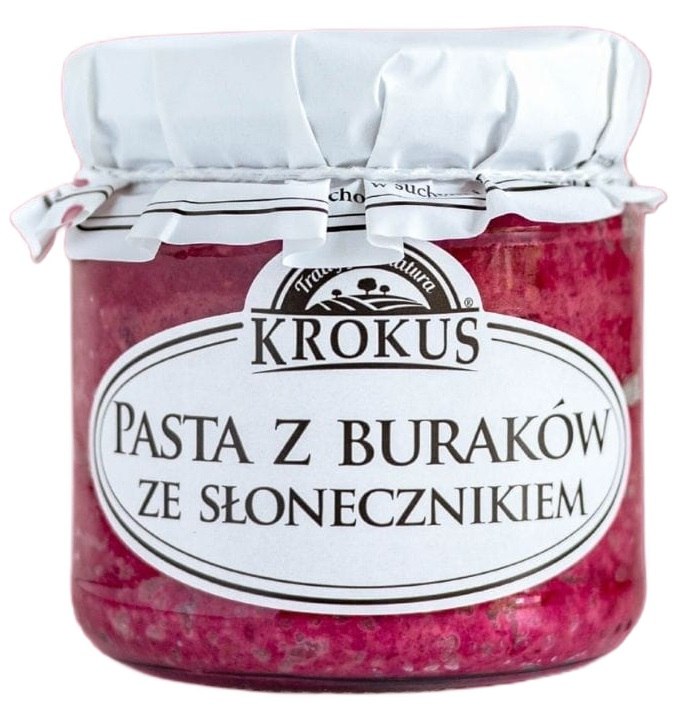 PASTA Z BURAKÓW ZE SŁONECZNIKIEM BEZGLUTENOWA 180 g - KROKUS