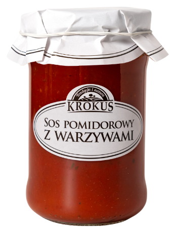 SOS POMIDOROWY Z WARZYWAMI BEZ DODATKU CUKRÓW 340 g - KROKUS