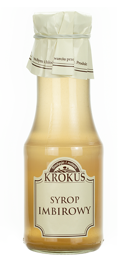 SYROP IMBIROWY BEZGLUTENOWY 355 g (280 ml) - KROKUS (PRODUKT SEZONOWY)