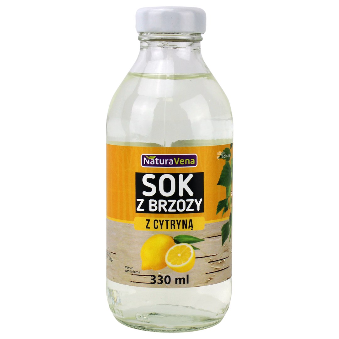 SOK Z BRZOZY Z CYTRYNĄ 330 ml - NATURAVENA