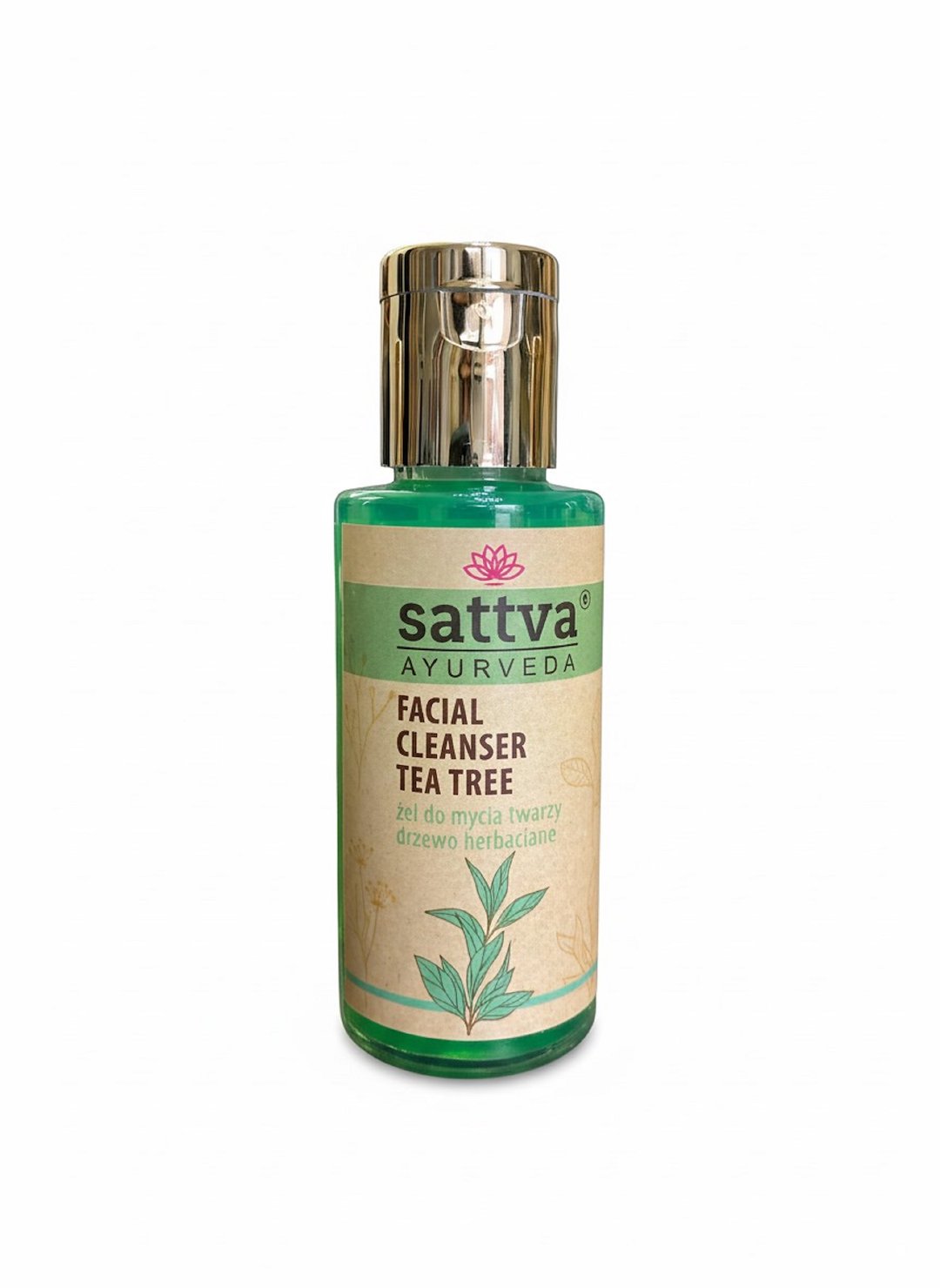 ŻEL DO MYCIA TWARZY DRZEWO HERBACIANE 100 ml - SATTVA (AYURVEDA)