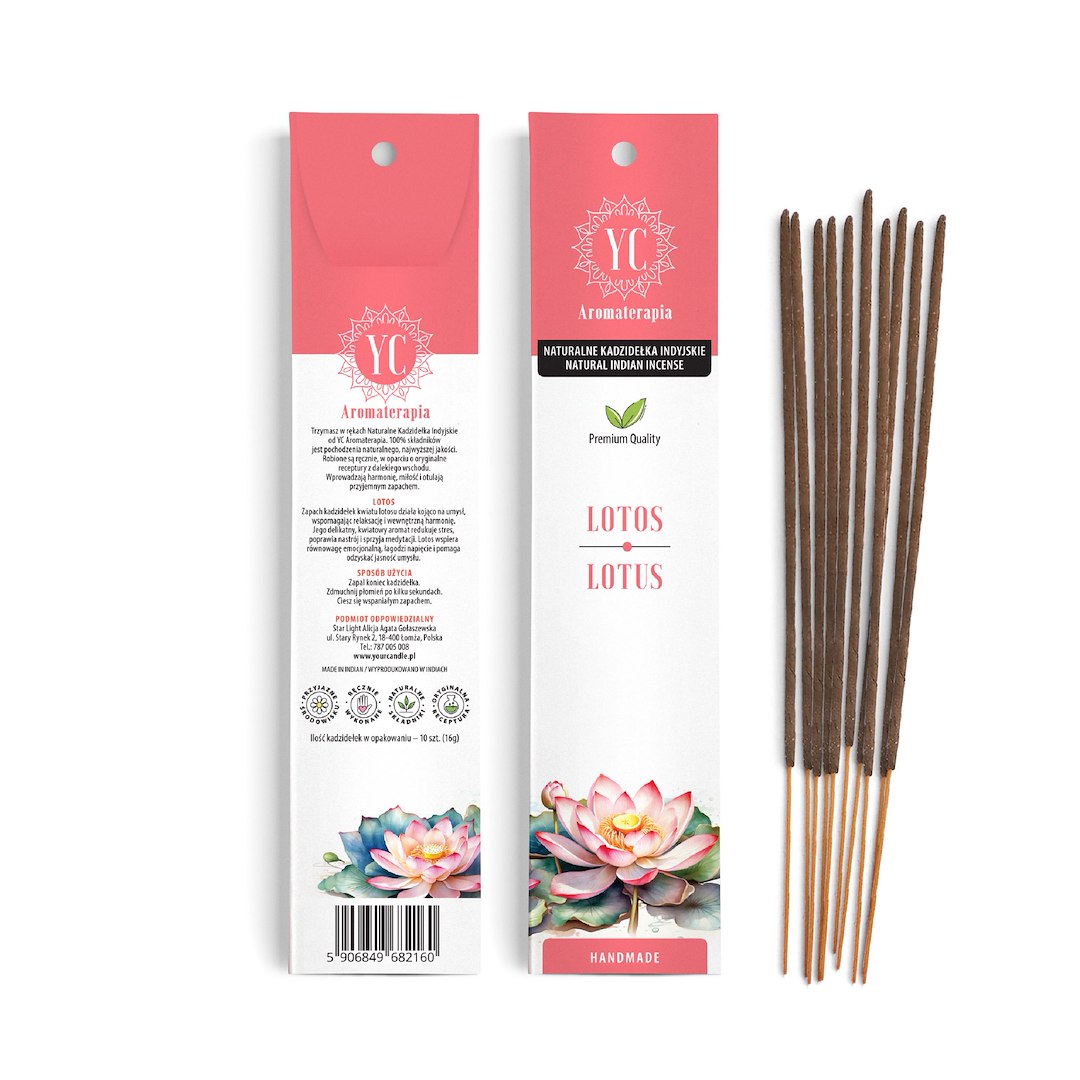 KADZIDEŁKA INDYJSKIE LOTOS (10 szt.) 16 g - YOUR CANDLE