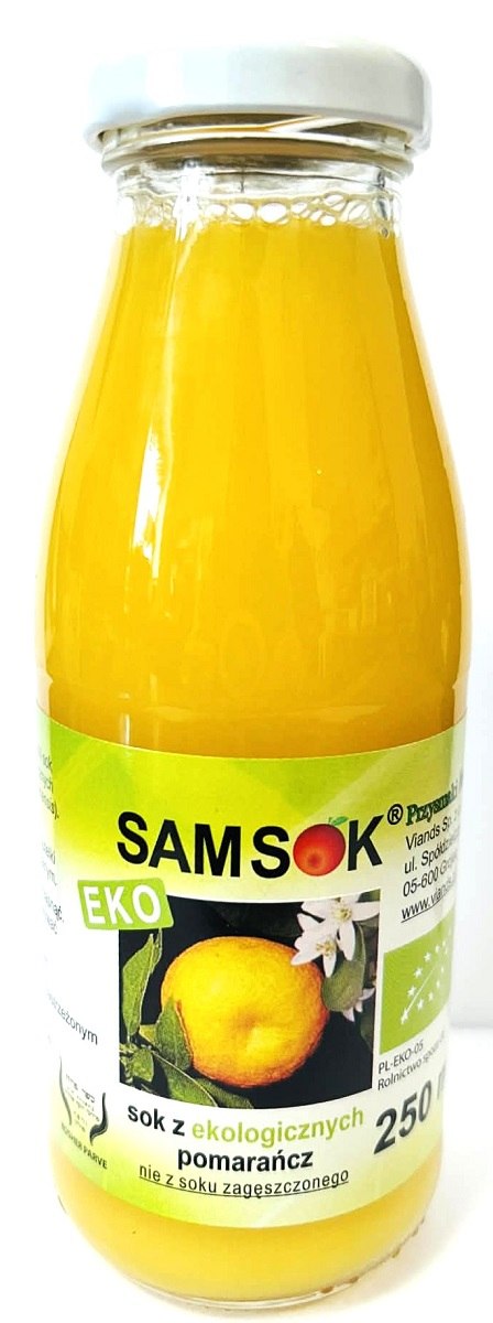 SOK Z POMARAŃCZY NFC BIO 250 ml - VIANDS (SAM SOK)