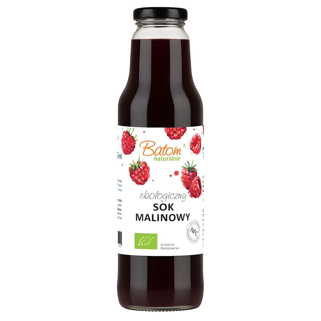 SOK MALINOWY NFC BIO 750 ml - BATOM
