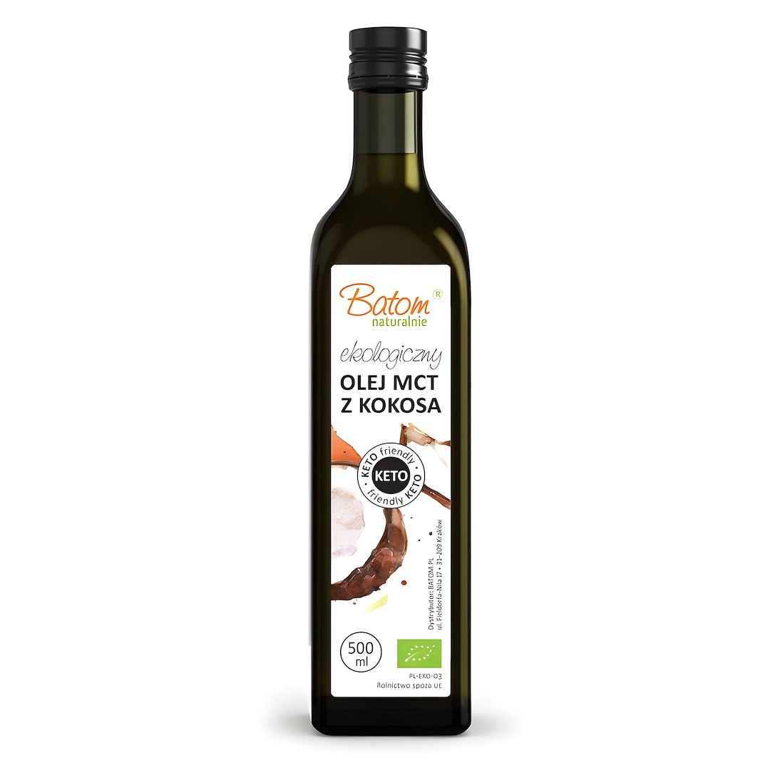 OLEJ KOKOSOWY MCT KETO BIO 500 ml - BATOM