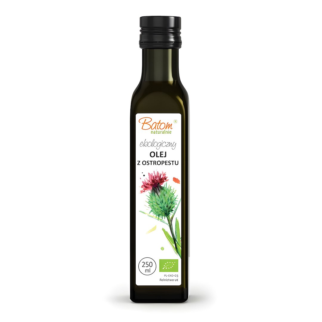 OLEJ Z OSTROPESTU PLAMISTEGO TŁOCZONY NA ZIMNO BIO 250 ml - BATOM
