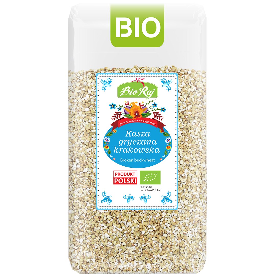 KASZA GRYCZANA KRAKOWSKA NIEPALONA BIO (POLSKA) 500 g - BIO RAJ