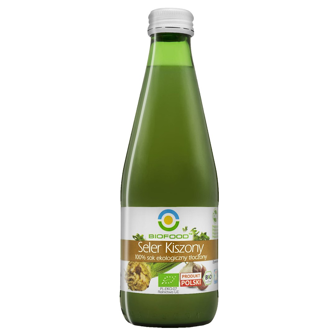 SOK Z SELERÓW KISZONYCH NFC BEZGLUTENOWY BIO 300 ml - BIOFOOD