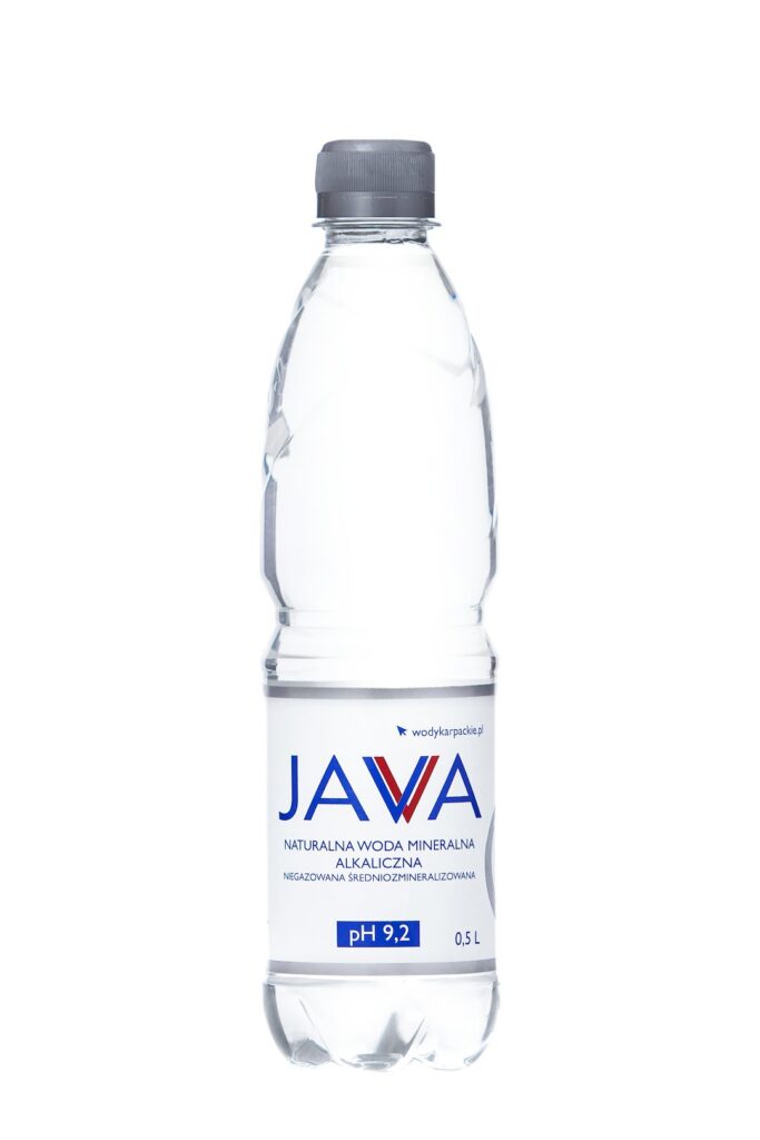 NATURALNA WODA MINERALNA ALKALICZNA NIEGAZOWANA 500 ml - JAVA