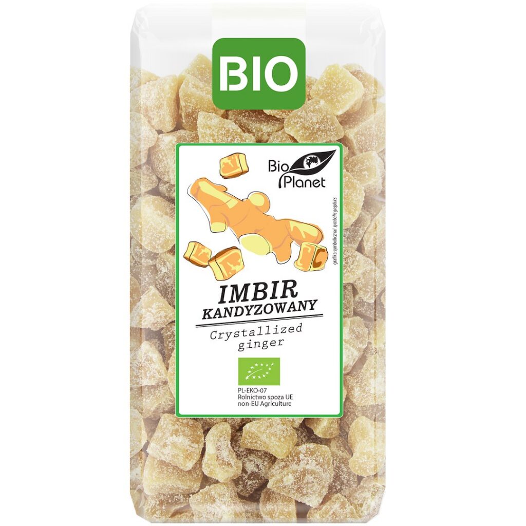 IMBIR KANDYZOWANY BIO 400 g - BIO PLANET