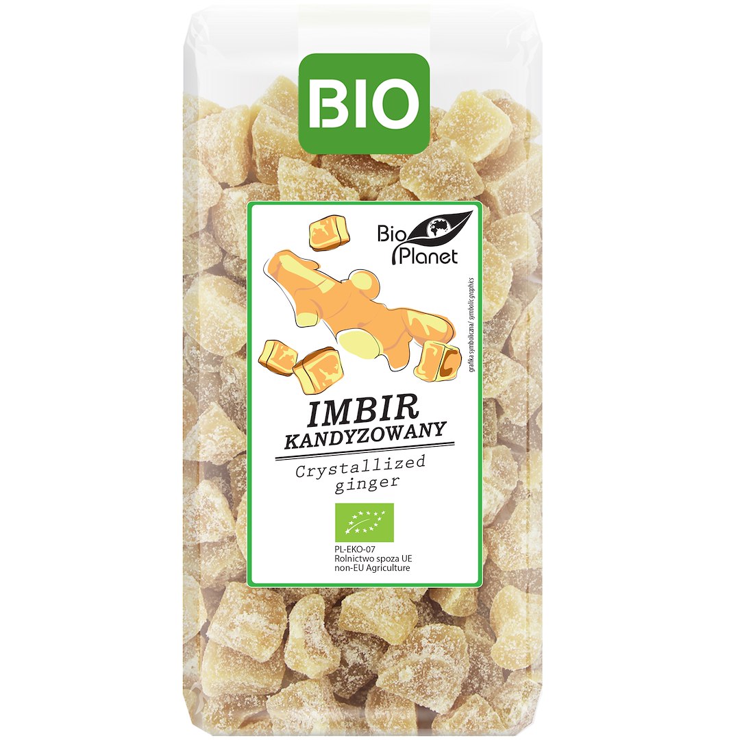 IMBIR KANDYZOWANY BIO 400 g - BIO PLANET