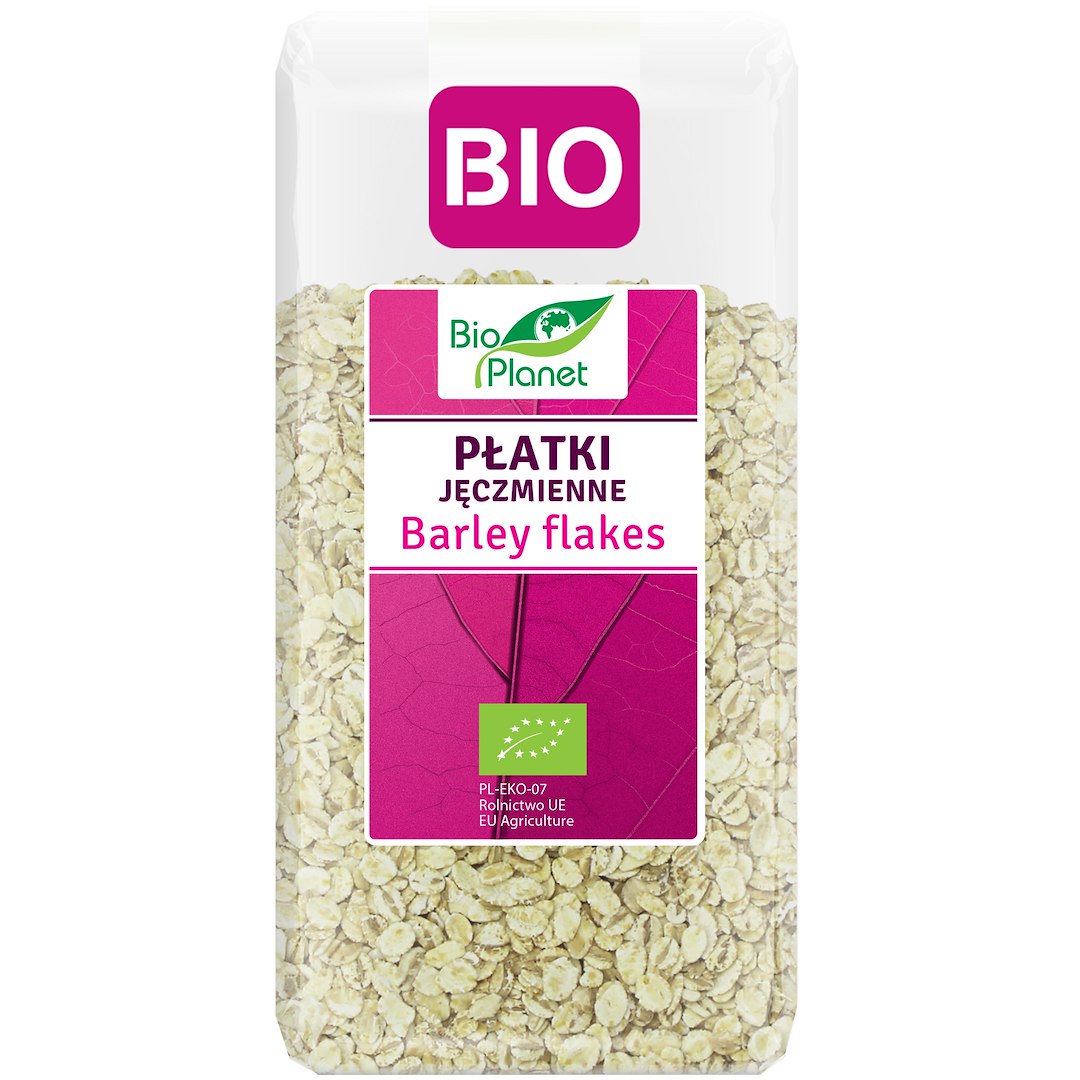 PŁATKI JĘCZMIENNE BIO 300 g - BIO PLANET