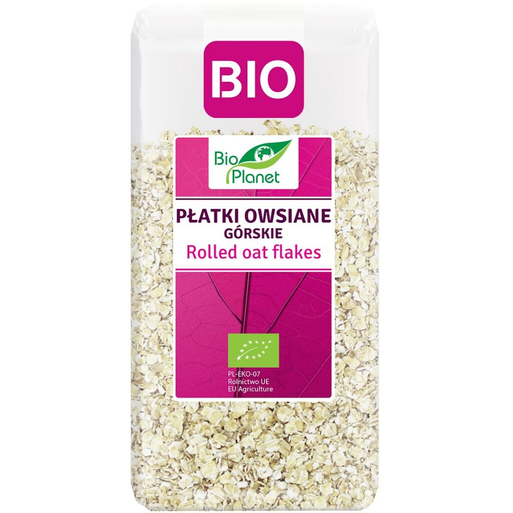 PŁATKI OWSIANE GÓRSKIE BIO 300 g - BIO PLANET