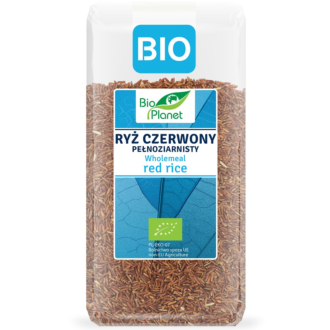 RYŻ CZERWONY PEŁNOZIARNISTY BIO 400 g - BIO PLANET