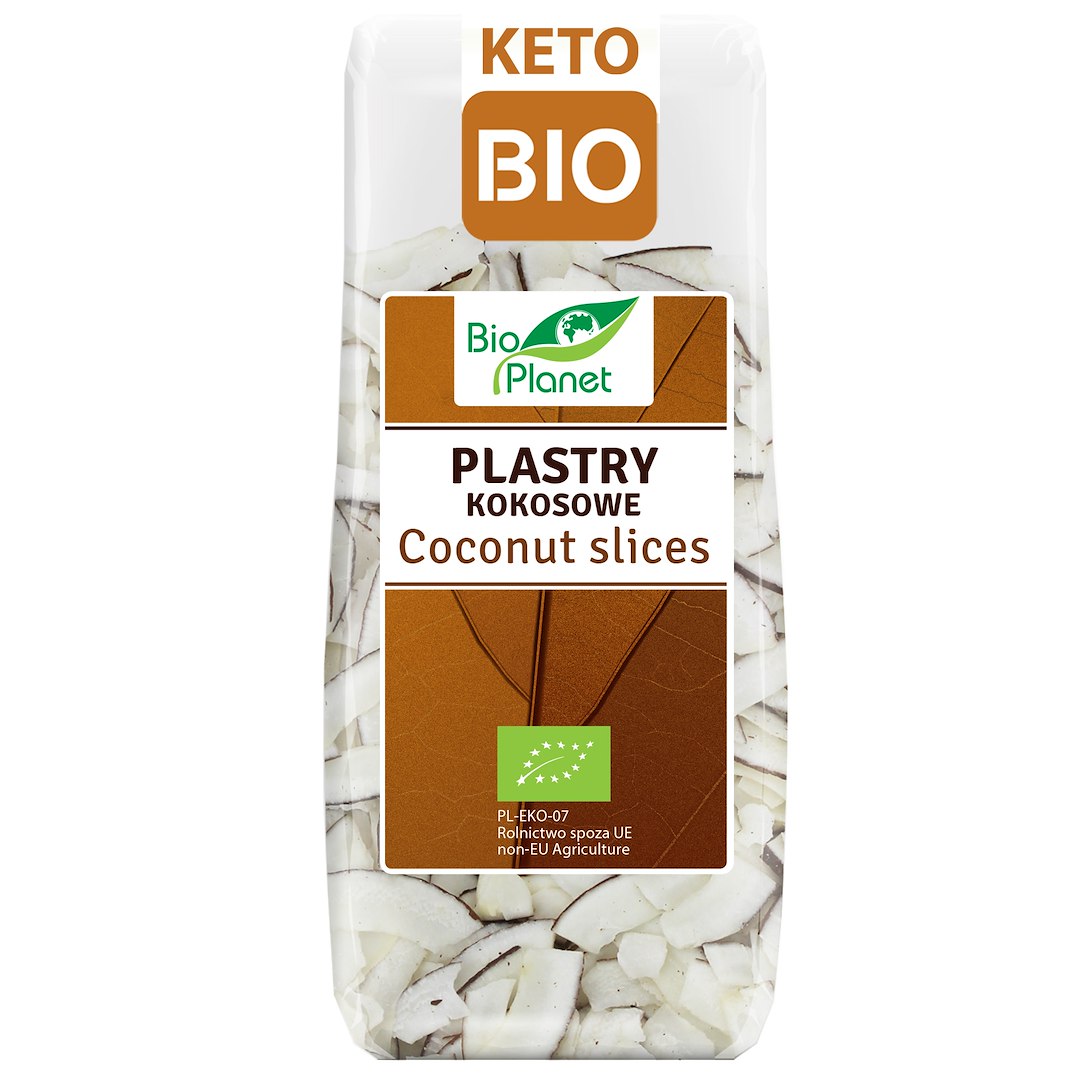 PLASTRY KOKOSOWE BIO 100 g - BIO PLANET