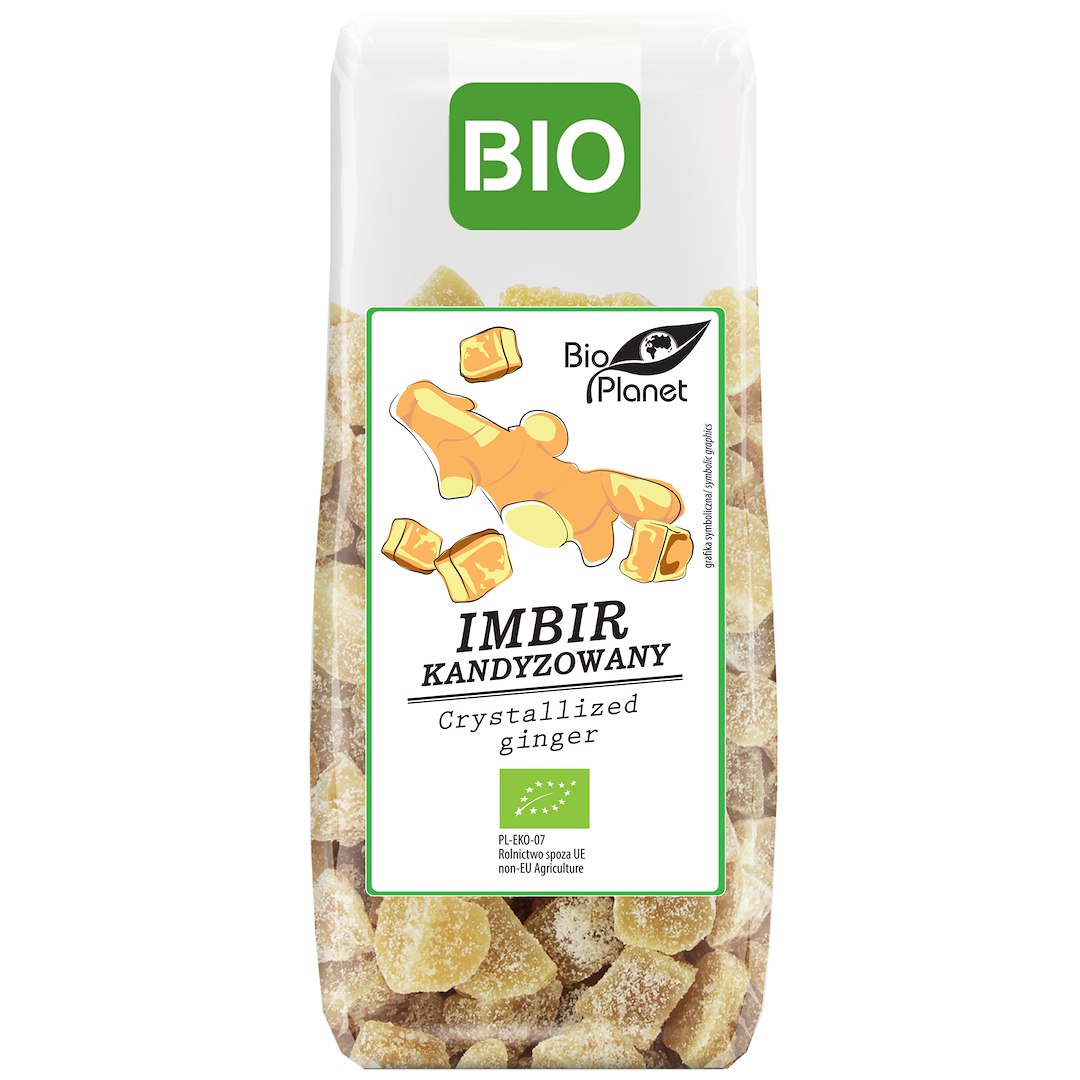 IMBIR KANDYZOWANY BIO 100 g - BIO PLANET