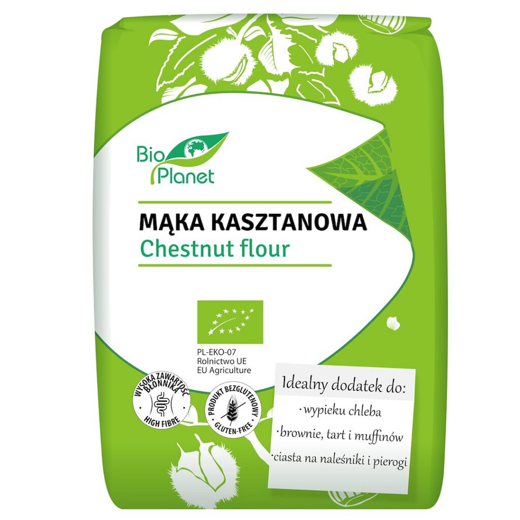 MĄKA KASZTANOWA BEZGLUTENOWA BIO 250 g - BIO PLANET