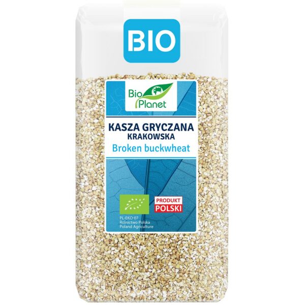 KASZA GRYCZANA KRAKOWSKA NIEPALONA BIO 500 g - BIO PLANET