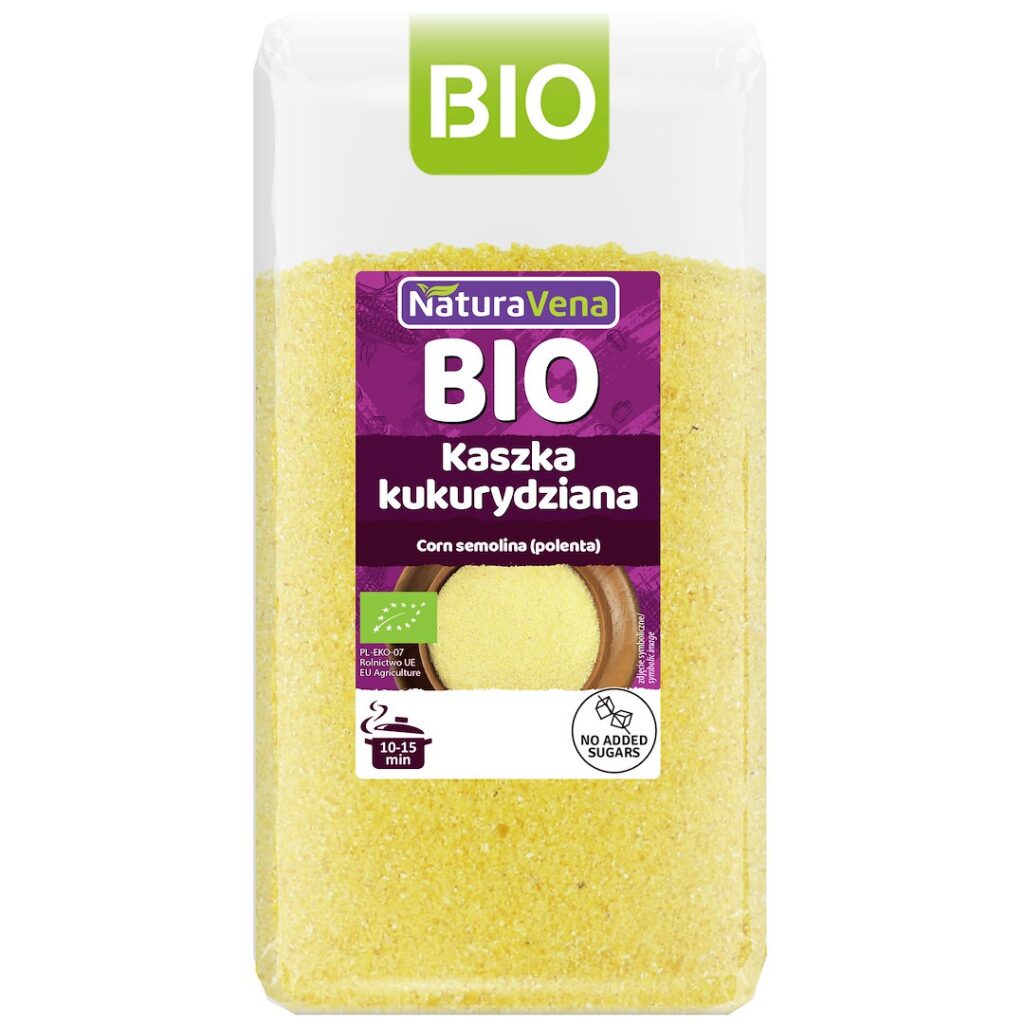 KASZKA KUKURYDZIANA BIO 400 g - NATURAVENA