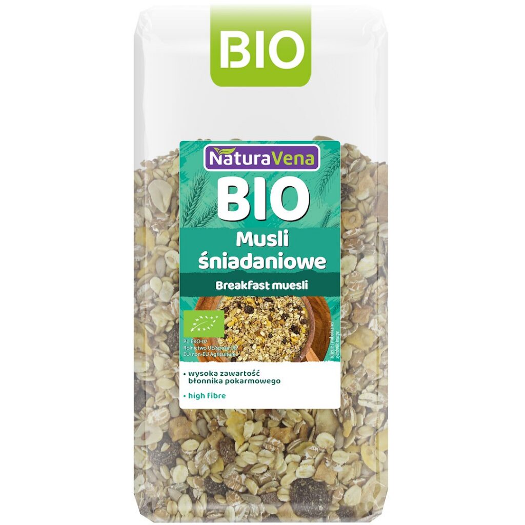 MUSLI ŚNIADANIOWE BIO 300 g - NATURAVENA