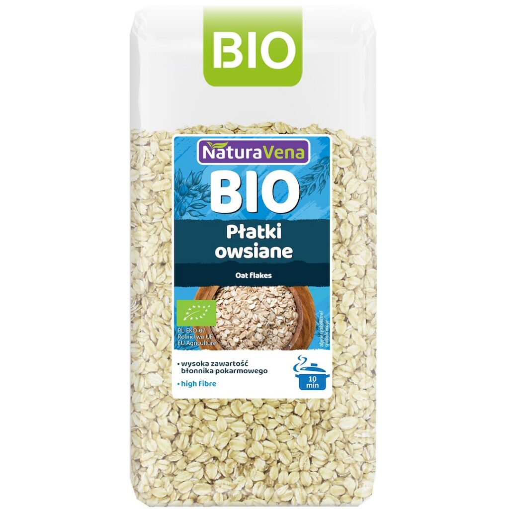 PŁATKI OWSIANE BIO 300 g - NATURAVENA