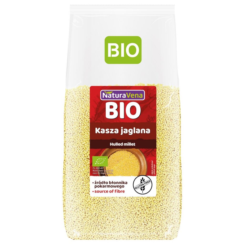 KASZA JAGLANA BEZGLUTENOWA BIO 500 g - NATURAVENA