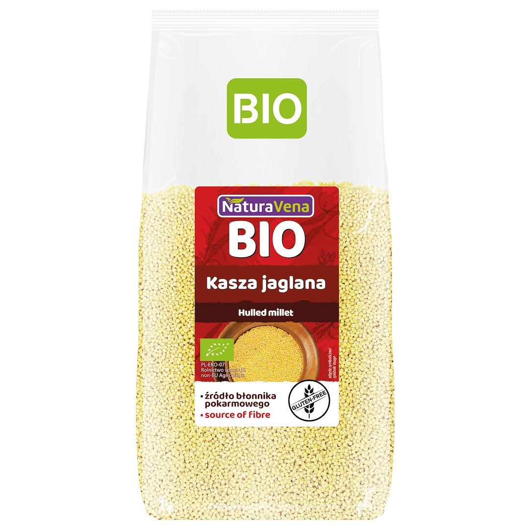 KASZA JAGLANA BEZGLUTENOWA BIO 500 g - NATURAVENA