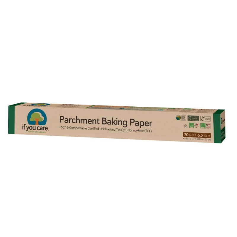 PAPIER DO PIECZENIA KOMPOSTOWALNY NIEBIELONY W ROLCE 19,80 m - IF YOU CARE