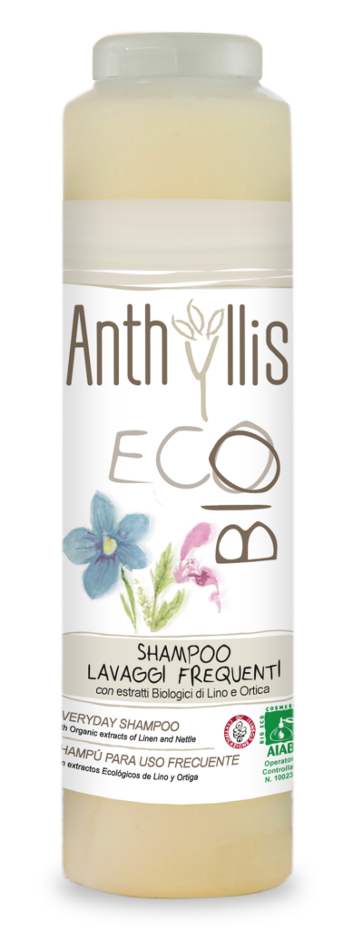 SZAMPON DO WŁOSÓW DO CODZIENNEGO STOSOWANIA Z EKSTRAKTEM Z LNU I POKRZYWY ECO 250 ml - ANTHYLLIS