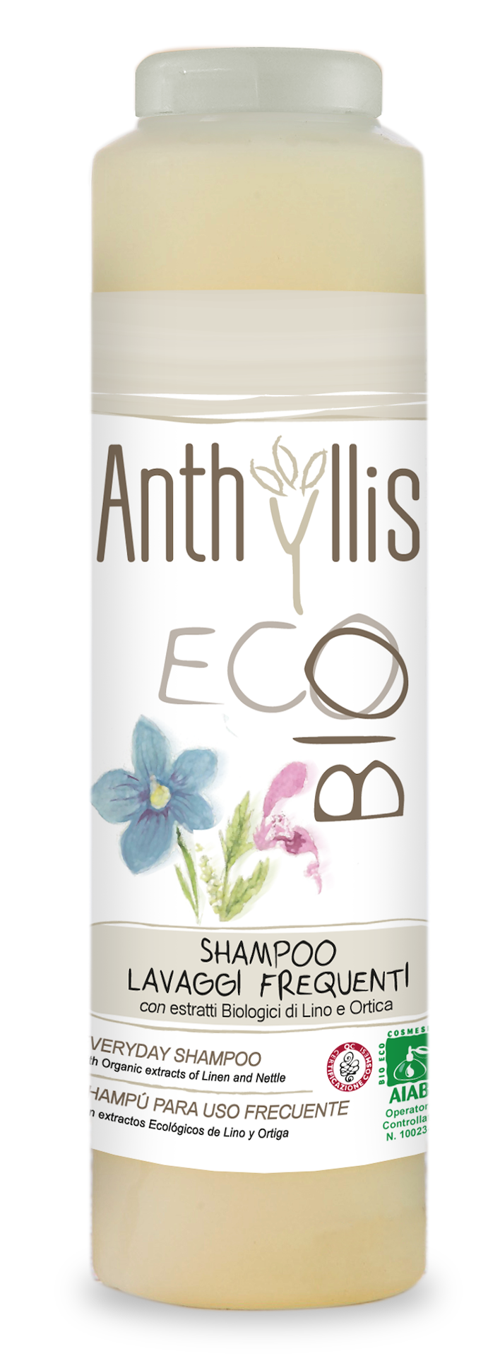 SZAMPON DO WŁOSÓW DO CODZIENNEGO STOSOWANIA Z EKSTRAKTEM Z LNU I POKRZYWY ECO 250 ml - ANTHYLLIS