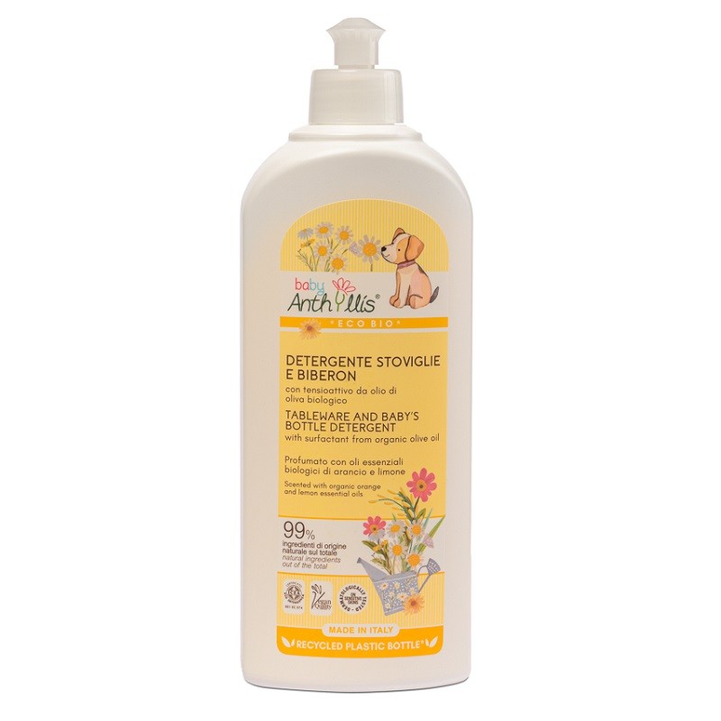 PŁYN DO MYCIA BUTELEK I SMOCZKÓW ECO 500 ml - BABY ANTHYLLIS