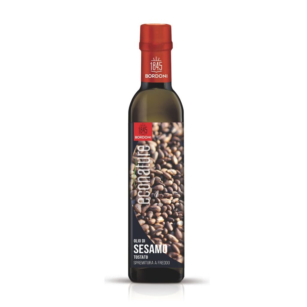 OLEJ SEZAMOWY (Z PRAŻONYCH NASION) TŁOCZONY NA ZIMNO BIO 250 ml - BORDONI (ECONATURE)