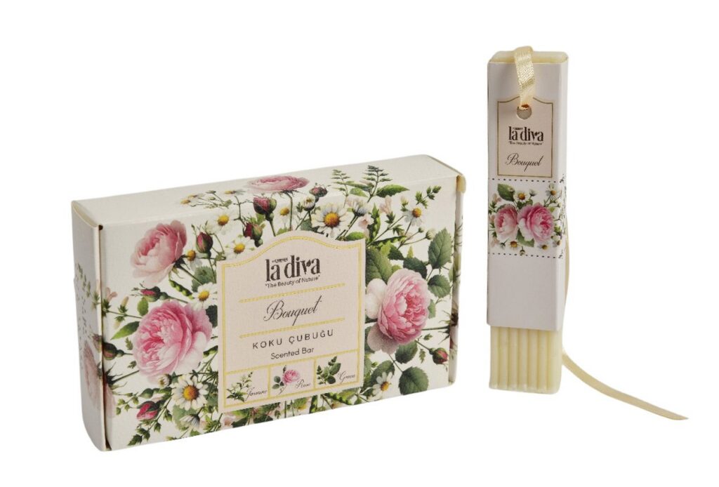 ZAWIESZKA ZAPACHOWA MYDLANA BOUQUET (3 szt) 165 g - LA DIVA