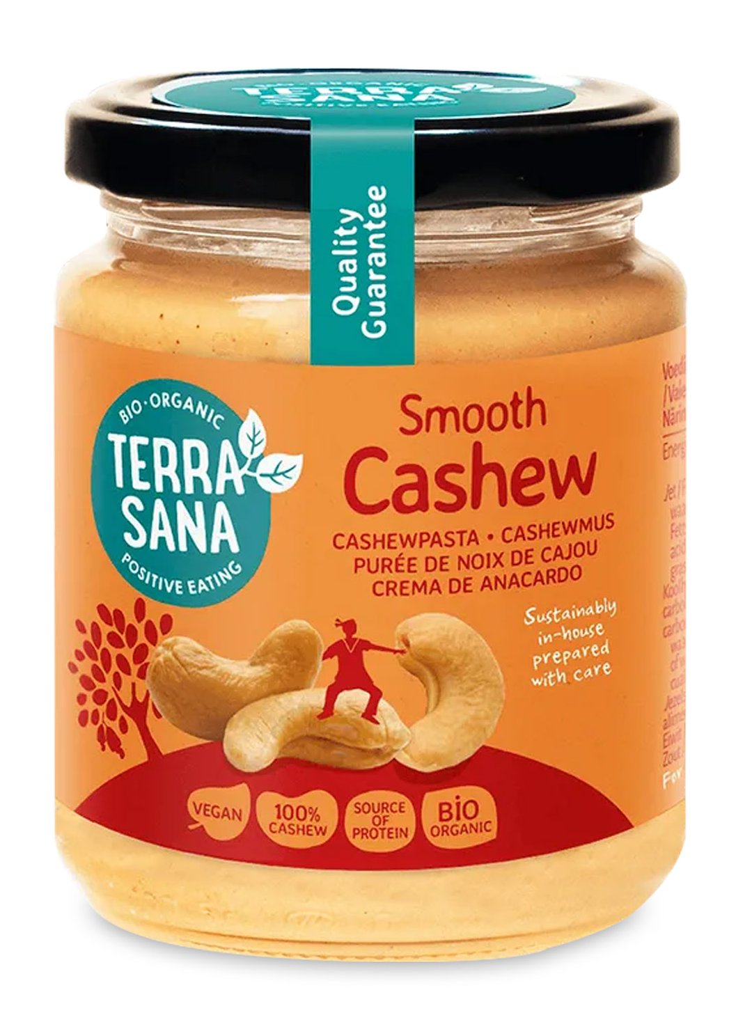KREM Z ORZECHÓW NERKOWCA PRAŻONYCH 100 % BIO 250 g - TERRASANA