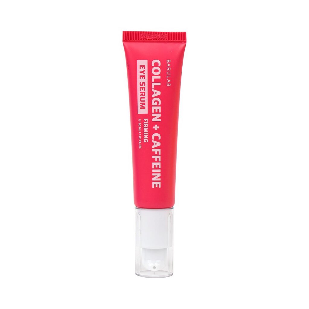 SERUM KOREAŃSKIE POD OCZY UJĘDRNIAJĄCE KOLAGEN I KOFEINA 30 ml - BARULAB