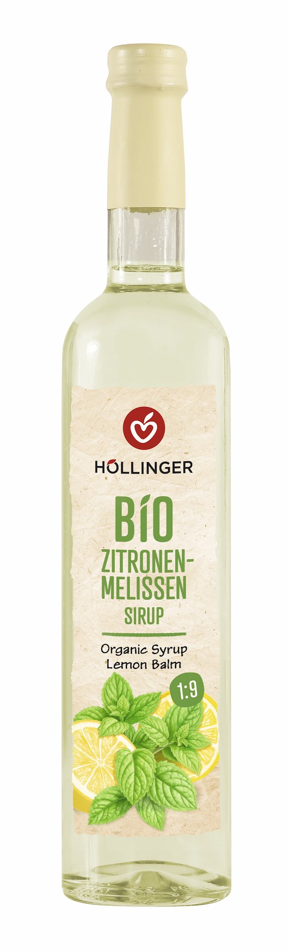 SYROP O SMAKU CYTRYNY Z MELISĄ BIO 500 ml - HOLLINGER