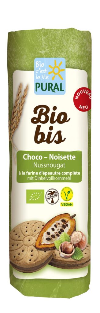 CIASTKA MARKIZY ORKISZOWE Z KREMEM KAKAOWO - ORZECHOWYM FAIR TRADE BIO 320 g - PURAL (BIO BIS)