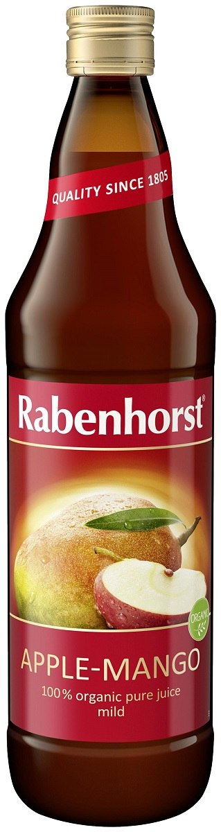 SOK JABŁKO - MANGO NFC BIO 750 ml - RABENHORST