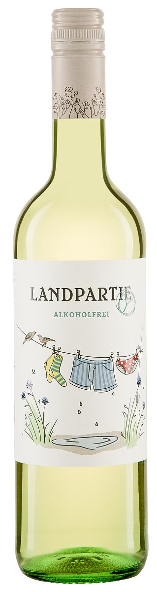 WINO BEZALKOHOLOWE CUVÉE BIAŁE SŁODKIE BIO 750 ml - LANDPARTIE (RIEGEL)