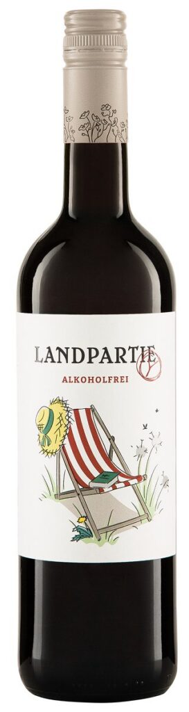 WINO BEZALKOHOLOWE CUVÉE CZERWONE SŁODKIE BIO 750 ml - LANDPARTIE (RIEGEL)
